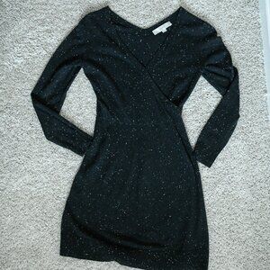 Knit Long Sleeve Mini Dress